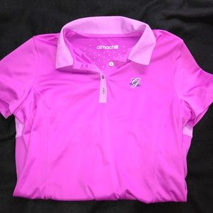 dark and light purple golf polo